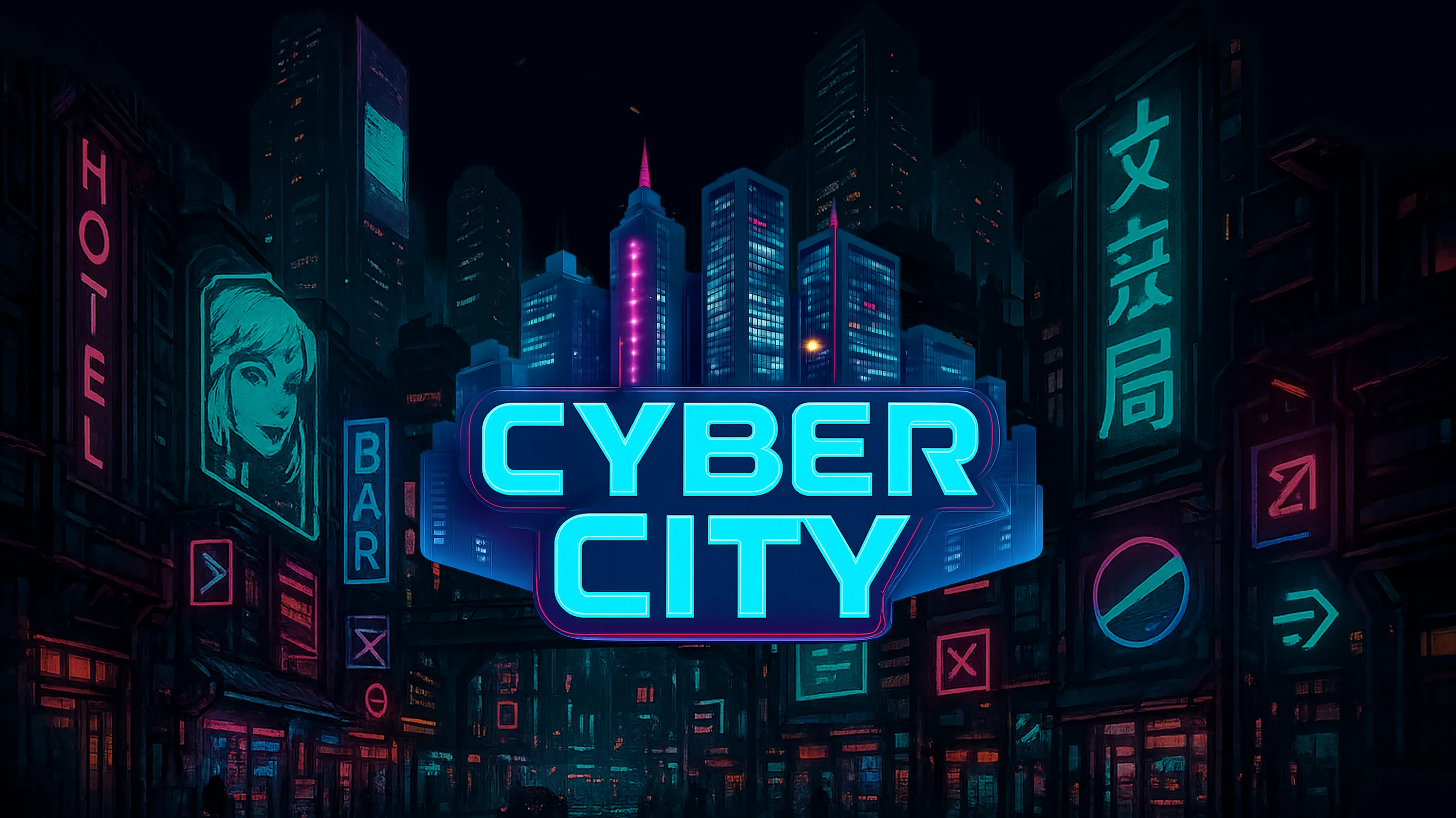 Cyber City Game Poster